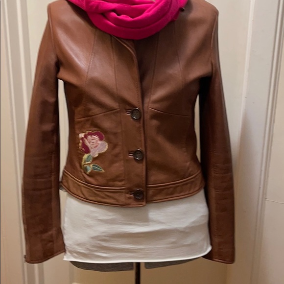 Guess GBrand Leather Jacket M - Picture 5 of 16